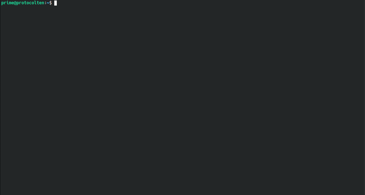gif showing the configuration of rclone